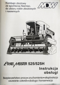 Kopia Instrukcji MDW 525 J.Polski od 1997 - HEMAS.PL CZĘŚCI FORTSCHRITT PANKÓW